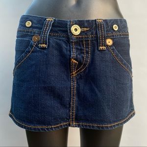True Religion Denim Mini Skirt